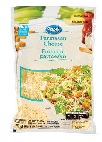Great Value Parmesan Cheese (280 g)