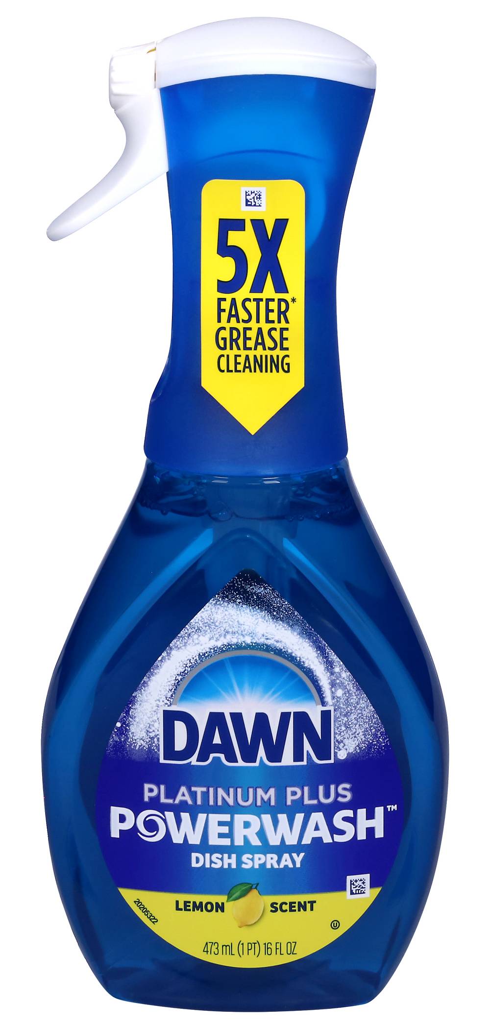Dawn Powerwash Platinum Plus Dish Spray, Lemon (16 fl oz)
