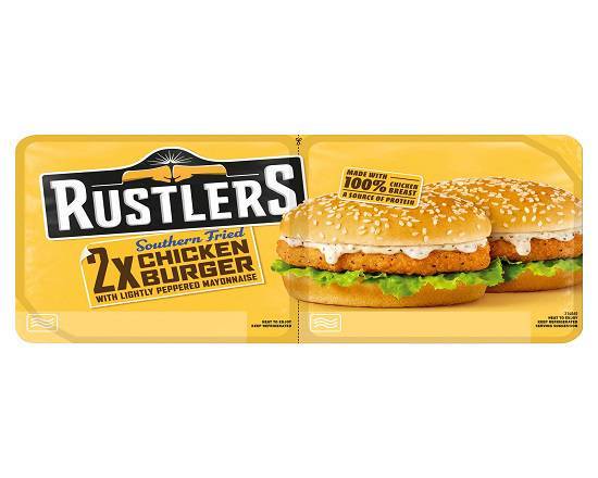 Rustlers Southern Fried Chicken Burger (2)
