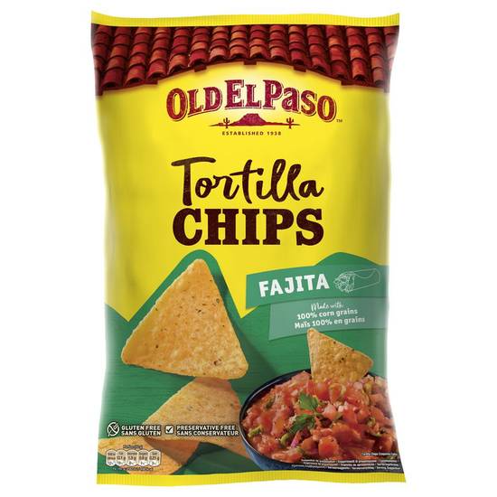 Chips tortilla crunchy Old el paso 185g