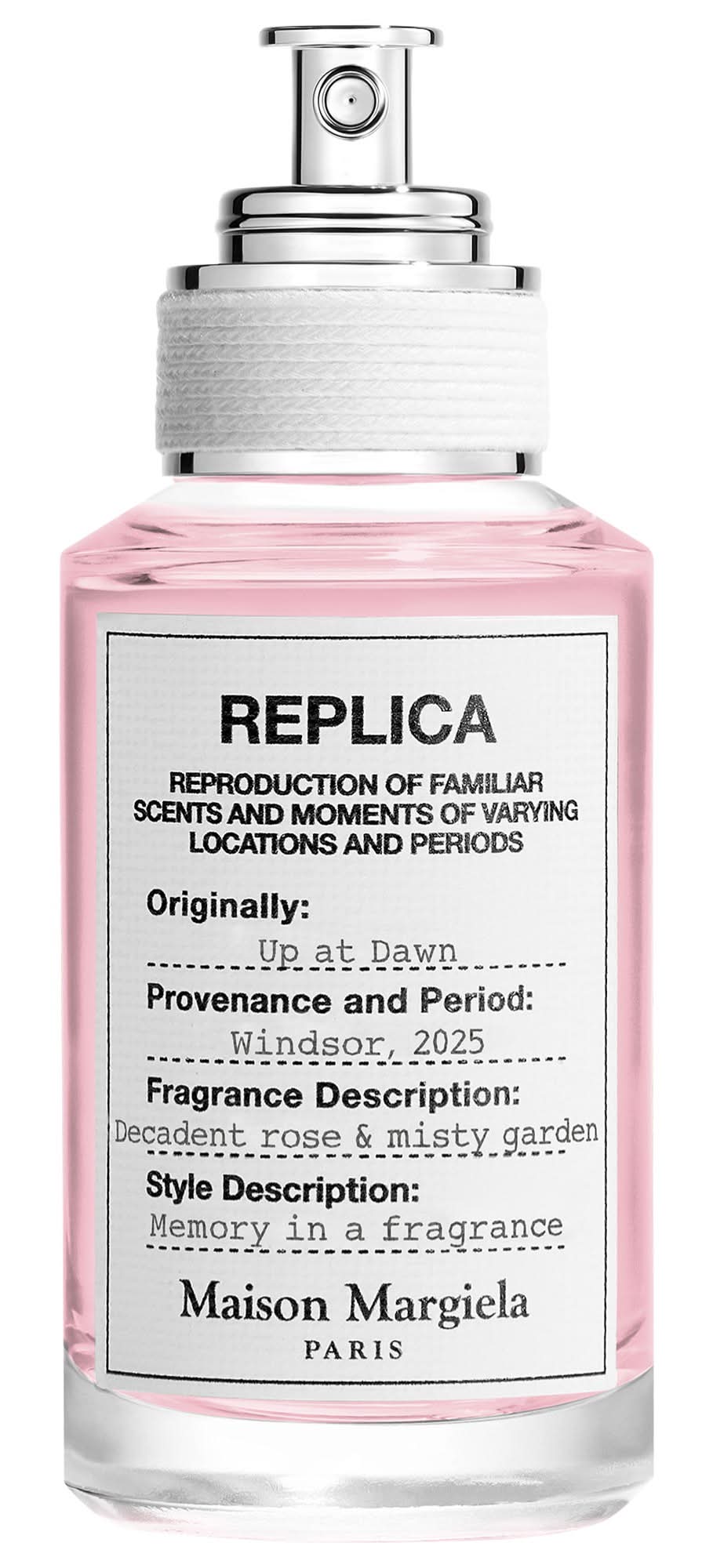 Maison Margiela Up at Dawn Eau de Toilette with Rose, Pink Pepper, and Musk 1 oz/30 ML