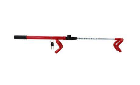 Treksafe Steering Wheel Lock, Red