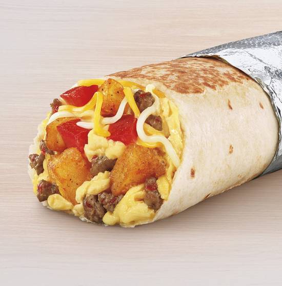 Grande Toasted Breakfast Burrito Sausage