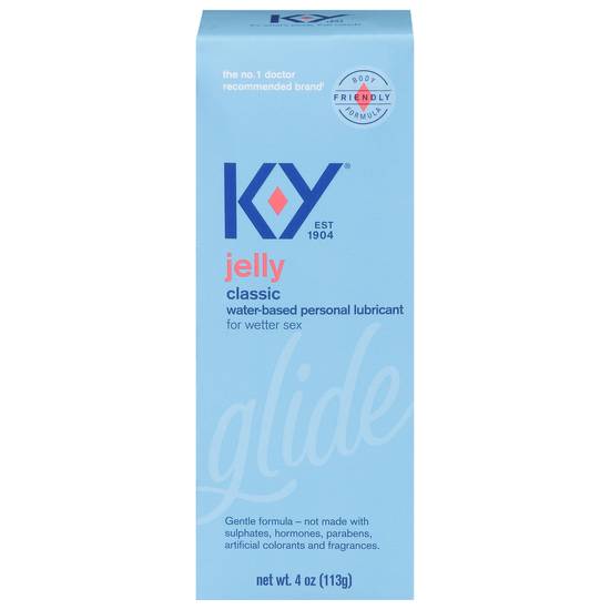 K-Y Jelly Water Based Personal Lubricant (4 oz)