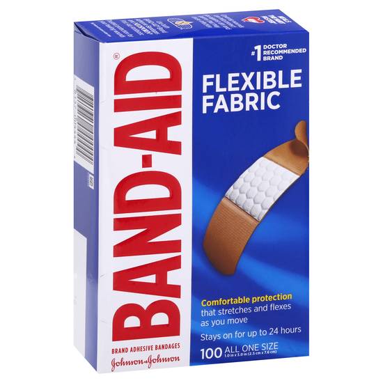 Band-Aid Flexible Fabric Bandages (100 ct)