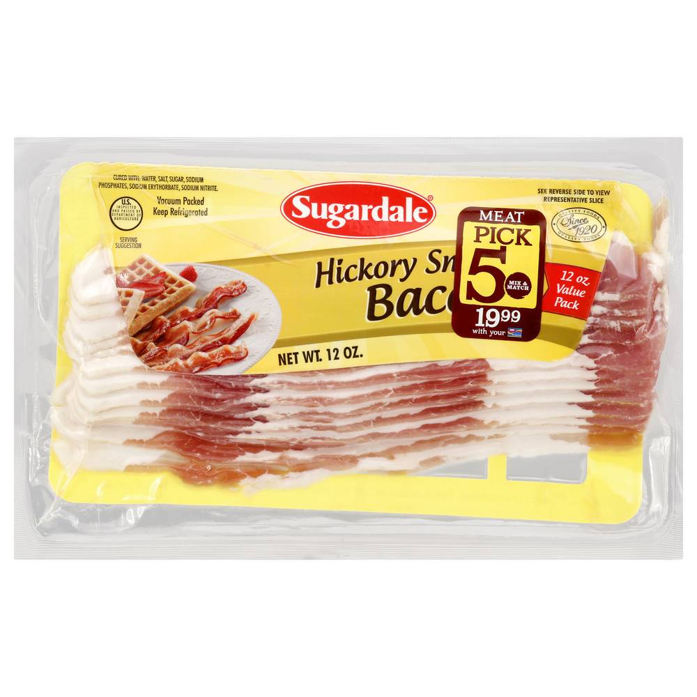 Sugardale Hickory Smoked Bacon (12 oz)