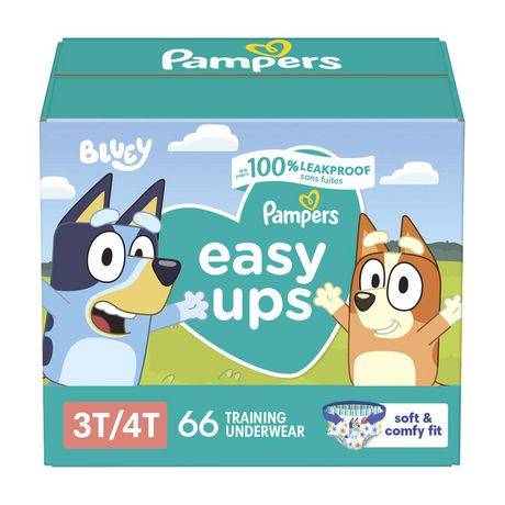 Pampers Easy Ups Training Underwear, 3T-4T (66 ct)