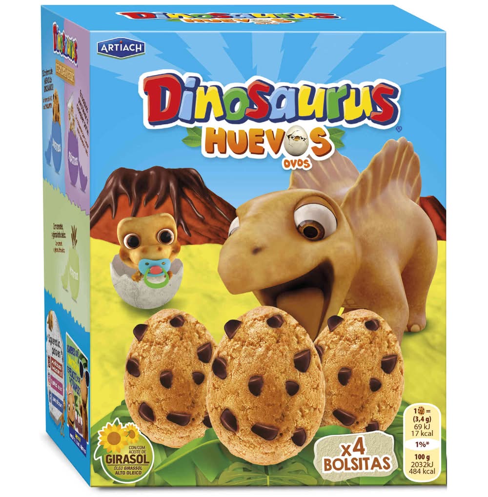 Bolachas Dinosaurus Ovos Artiach (emb. 140 gr (4 un))