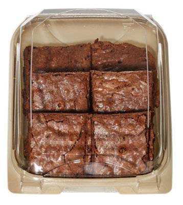 Bakery Brownies Plain 6 Count - Each