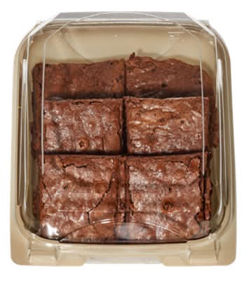 Bakery Plain Brownies - 6 Count