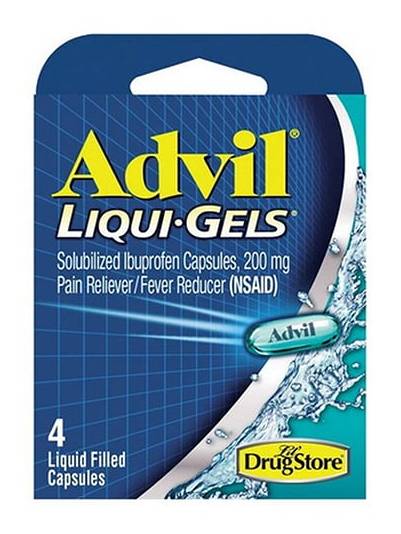 Advil Liquid Gels 4pc