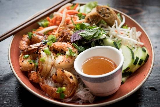 Grilled Prawn Vermicelli Noodles