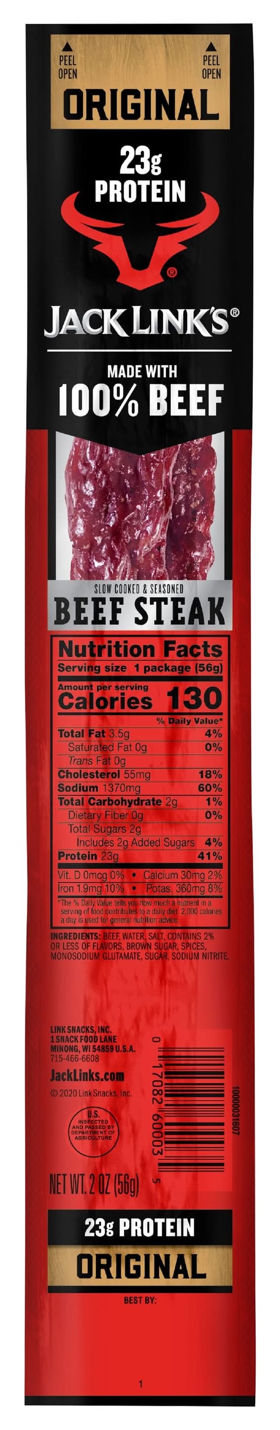 Jack Link's Original Beef Jerky Meat Snacks