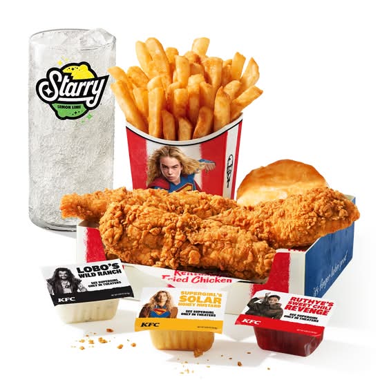 Supergirl Tenders Combo Meal