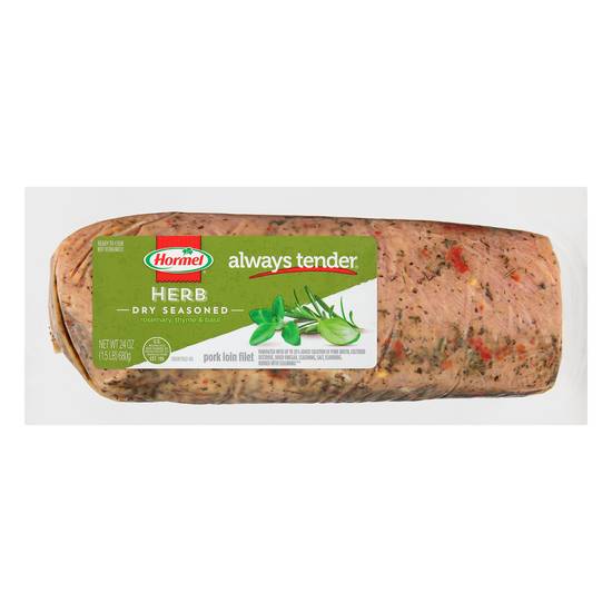 Hormel Always Tender Herb Dry Seasoned Pork Loin Filet (24 oz)