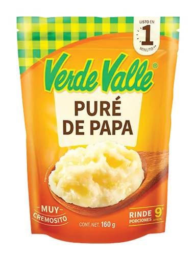 Verde Valle · Puré de papa cremoso en polvo (160 g)