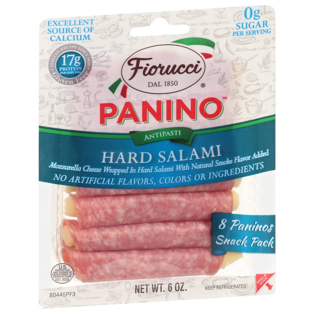 Fiorucci Panino Antipasti Hard Salami (8 ct)