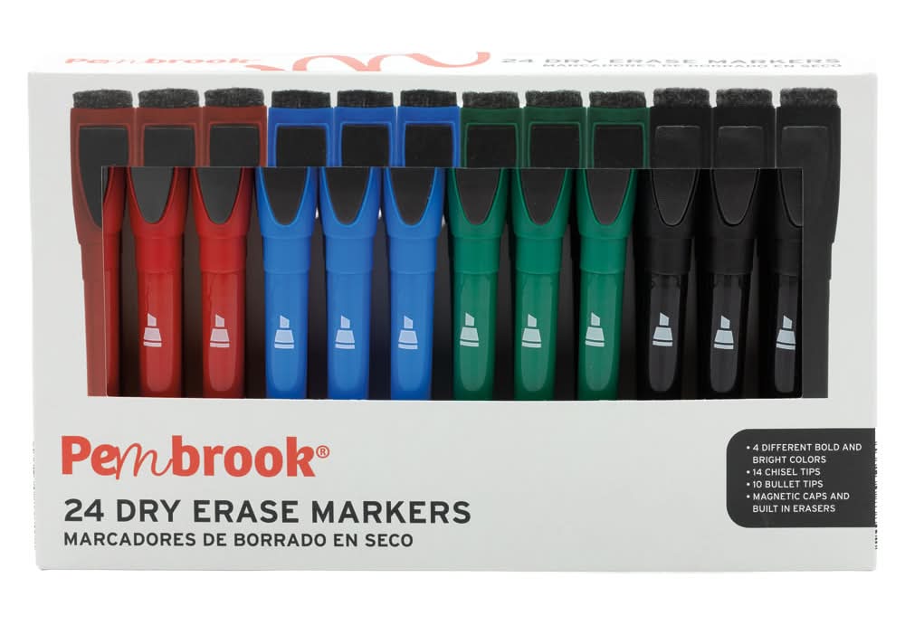 Pembrook School Color Dry Erase Markers