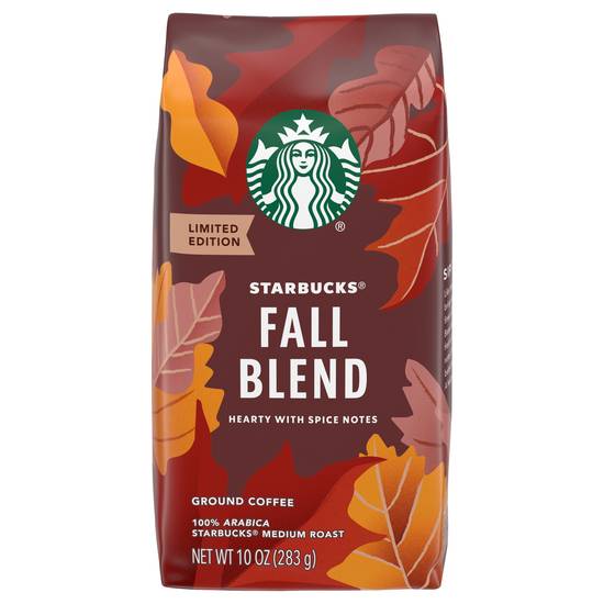 Starbucks Fall Blend Medium Roast Ground Coffee (10 oz)