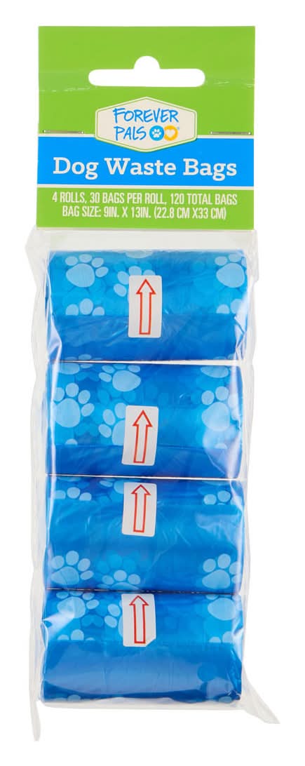 Forever Pals Dog Waste Bags 4 Ct - Assorted