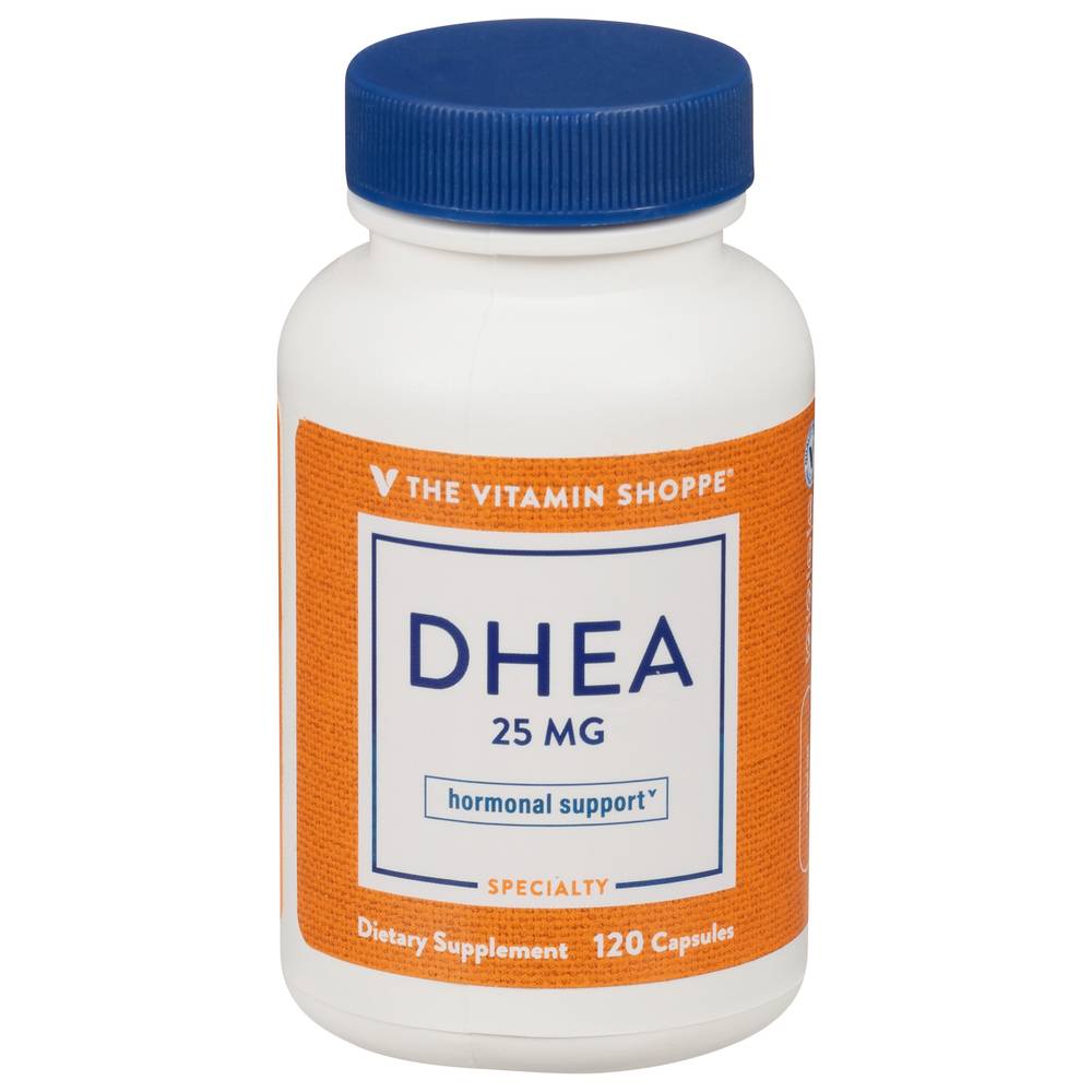 The Vitamin Shoppe Dhea 25 mg Hormonal Support Specialty Dietary Supplement (120 ct)