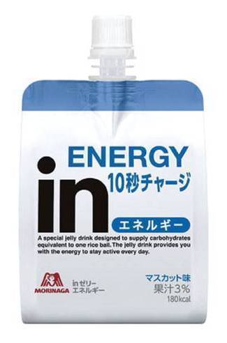 森永製菓 Inゼリー エネルギー - マスカット味 (180g)