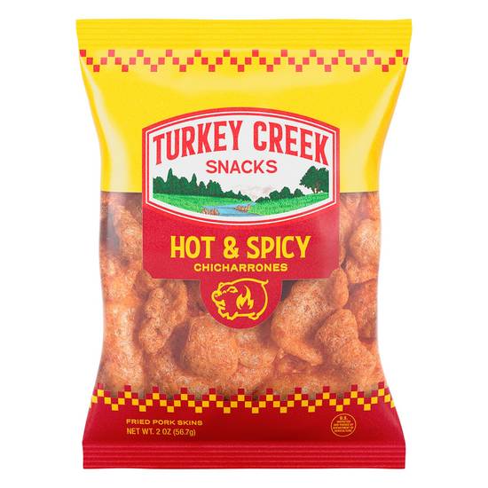 Turkey Creek Hot & Spicy Chicharrones 2oz