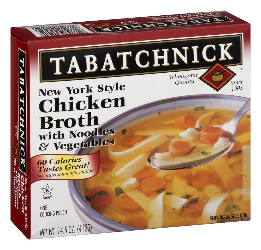 Tabatchnick Chicken Broth With Noodles & Vegetables Soup (14.5 oz)