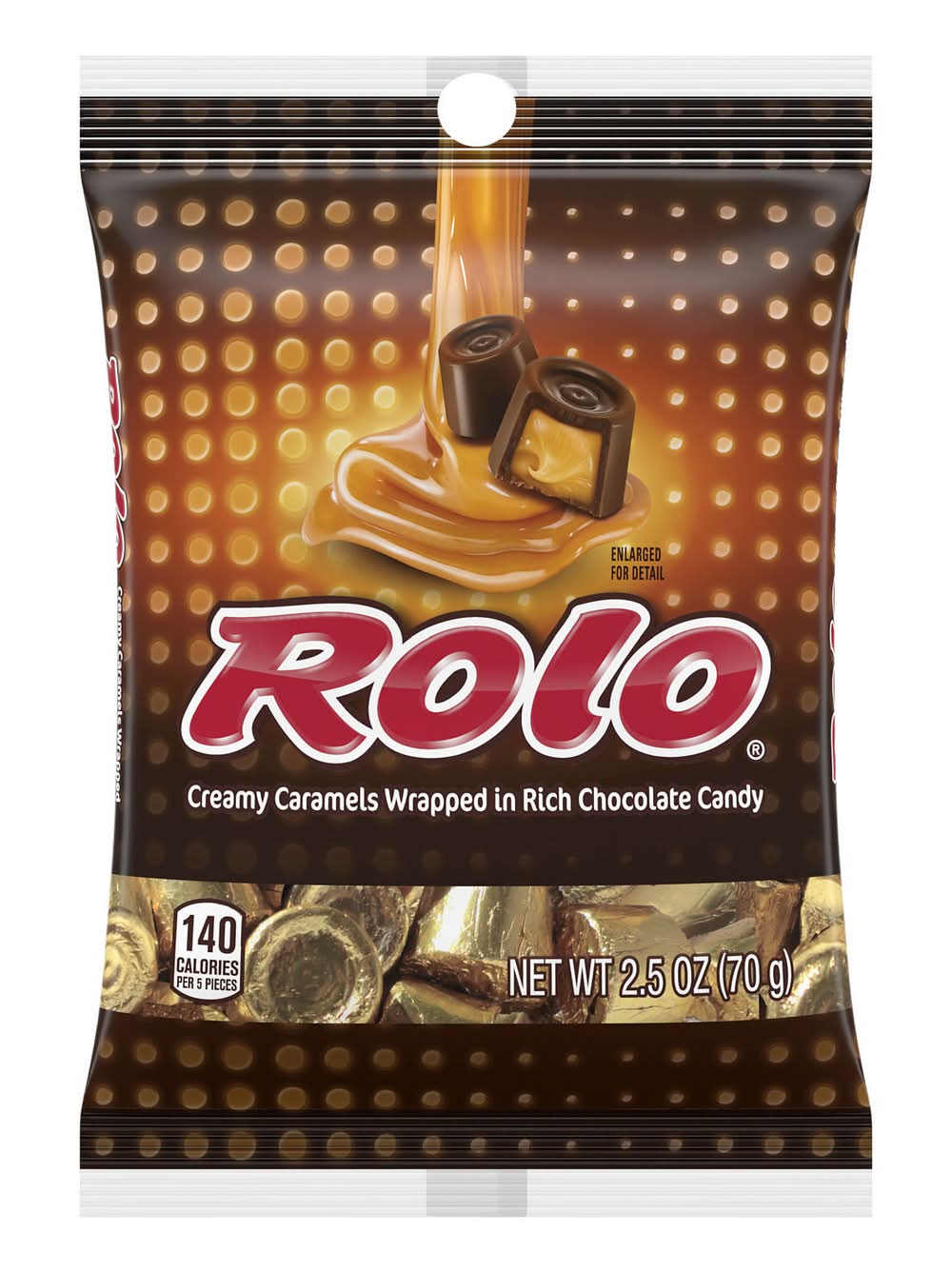 Rolo Rich Chocolate Caramels Candy Bag (2.5 oz)