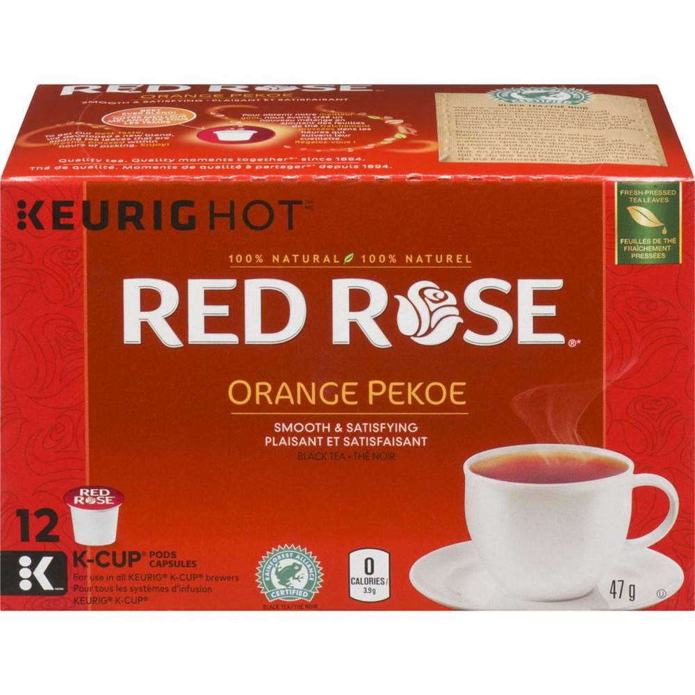 Pink Rice Tea Pod Red Rose Orange Pekoe Tea Pods Delivery Near Me | Order Online | Uber Eats