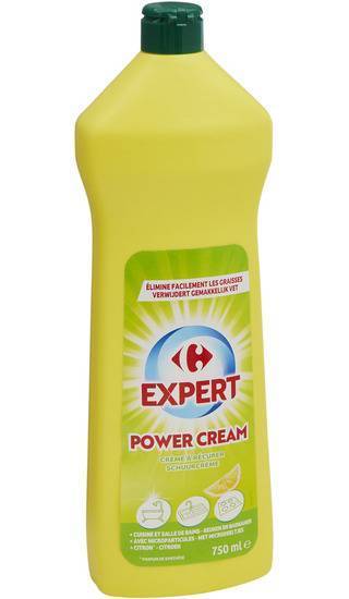 Carrefour Expert - Nettoyant ménager crème à récurer citron (750 ml)