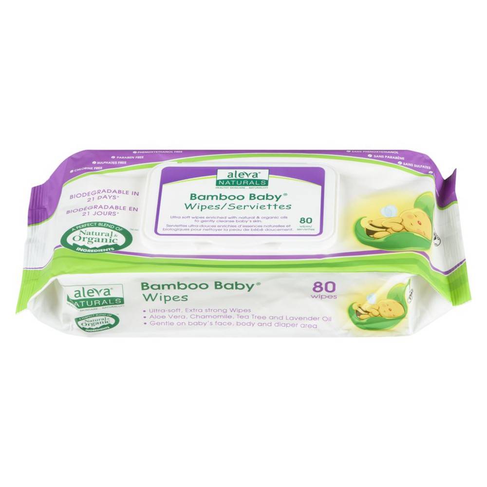 Aleva Naturals Bamboo Baby Wipes