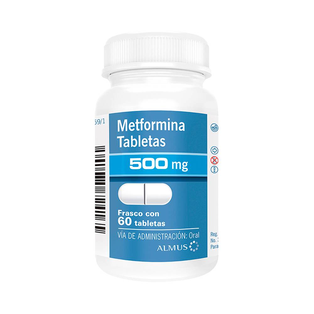 Almus metformina 500 mg( 60 piezas)