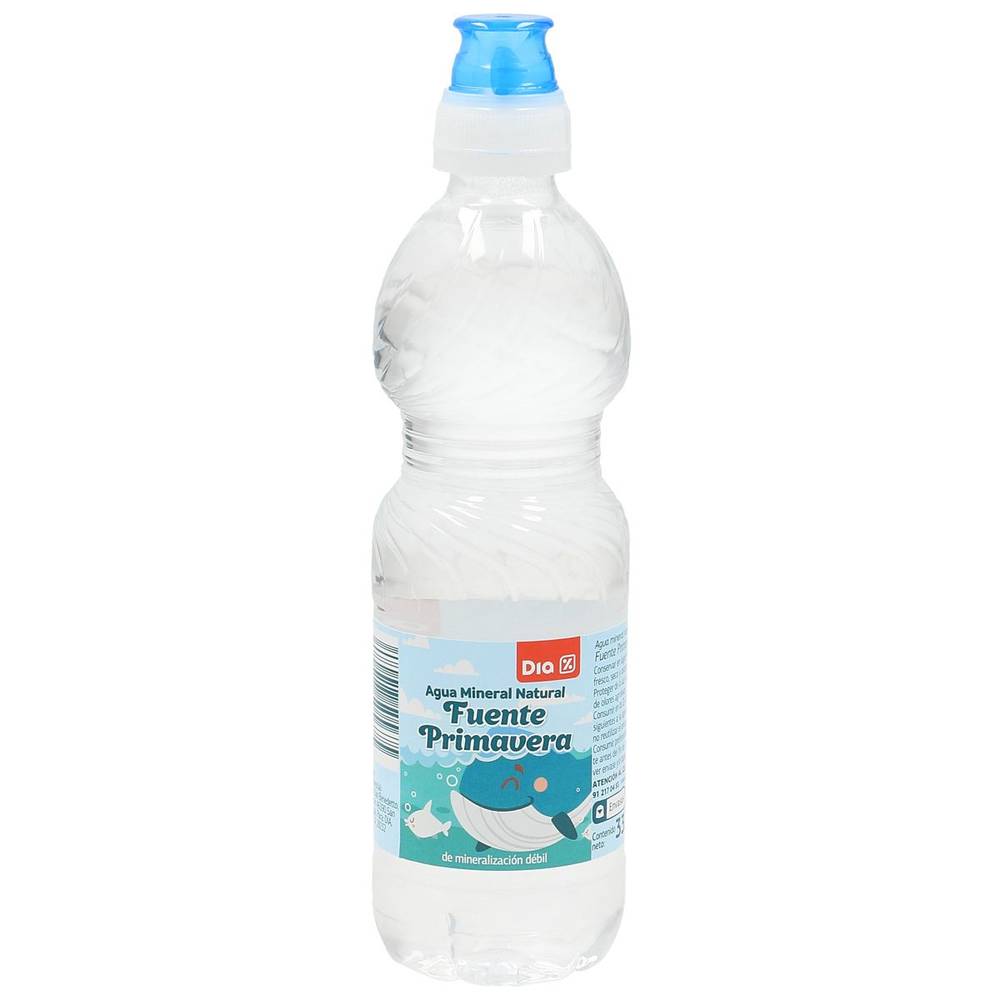 agua mineral natural DIA botella 33 cl