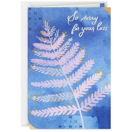 Hallmark Sympathy Card (Thinking of You With Friendship and Caring) E80 - 1.0 ea