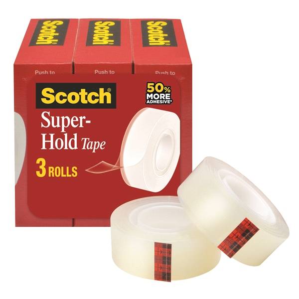 Scotch Super-Hold Tape, 700s3 3/4 in X 800 in