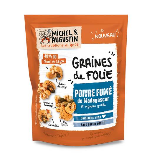 Michel et Augustin - Graines de folie poivre fumé de madagascar et oignon