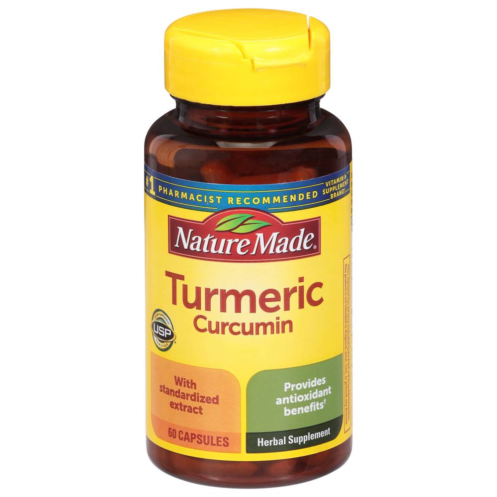 Nature Made Turmeric Curcumin Capsules (60 ct)