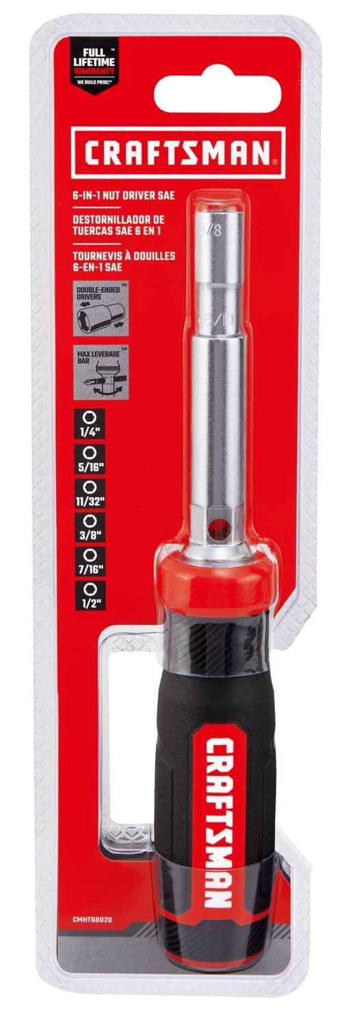 Craftsman Sae 6-In-1 Nut Driver 1 Pc