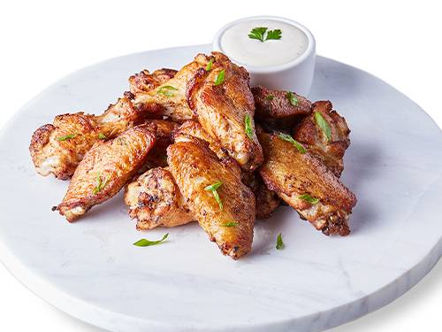 8PCs Wings-Select Flavor & Dipping Sauce