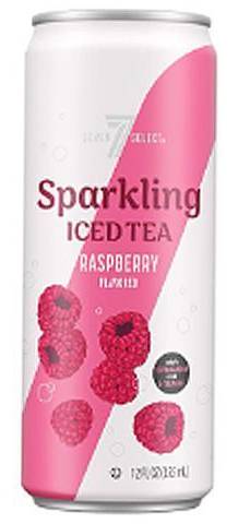 7-Select Sparkling Iced Tea, Raspberry (12 fl oz)