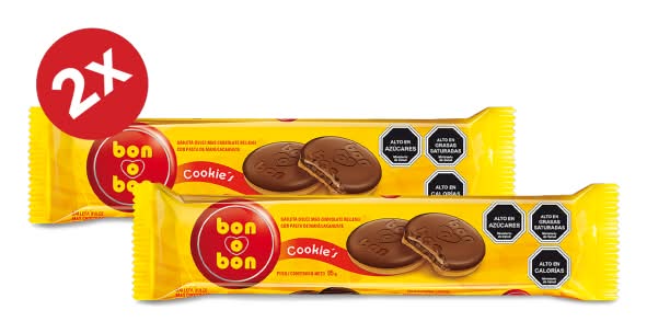 2x Galletas Bon o Bon 95g Var.