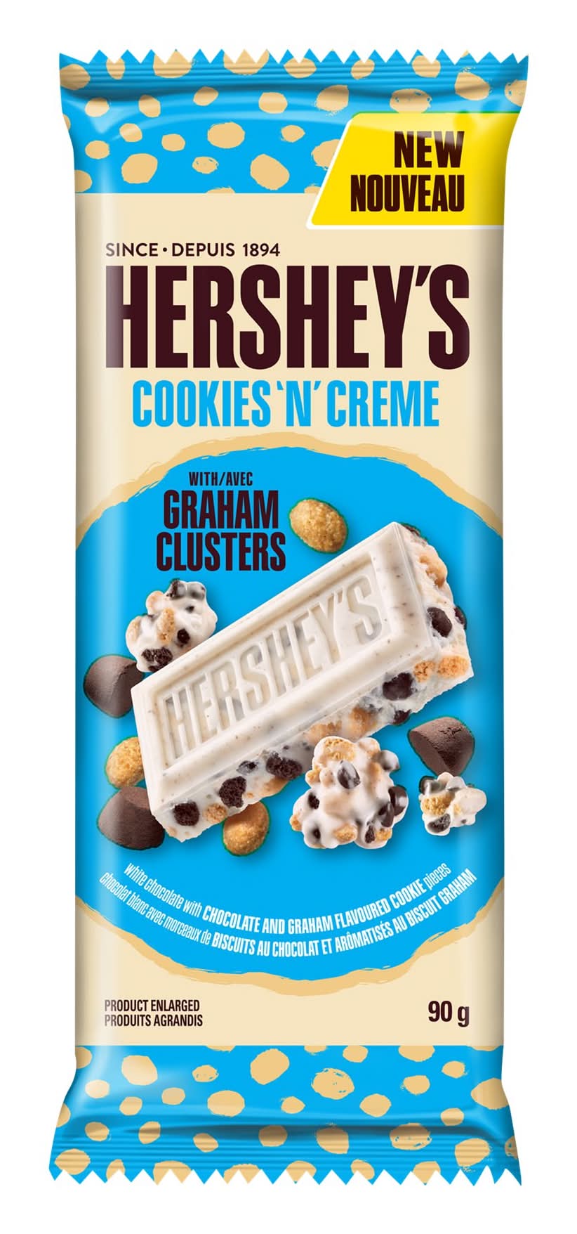 Hershey's Cookies 'N' Creme Bar Chocolate (90 g)