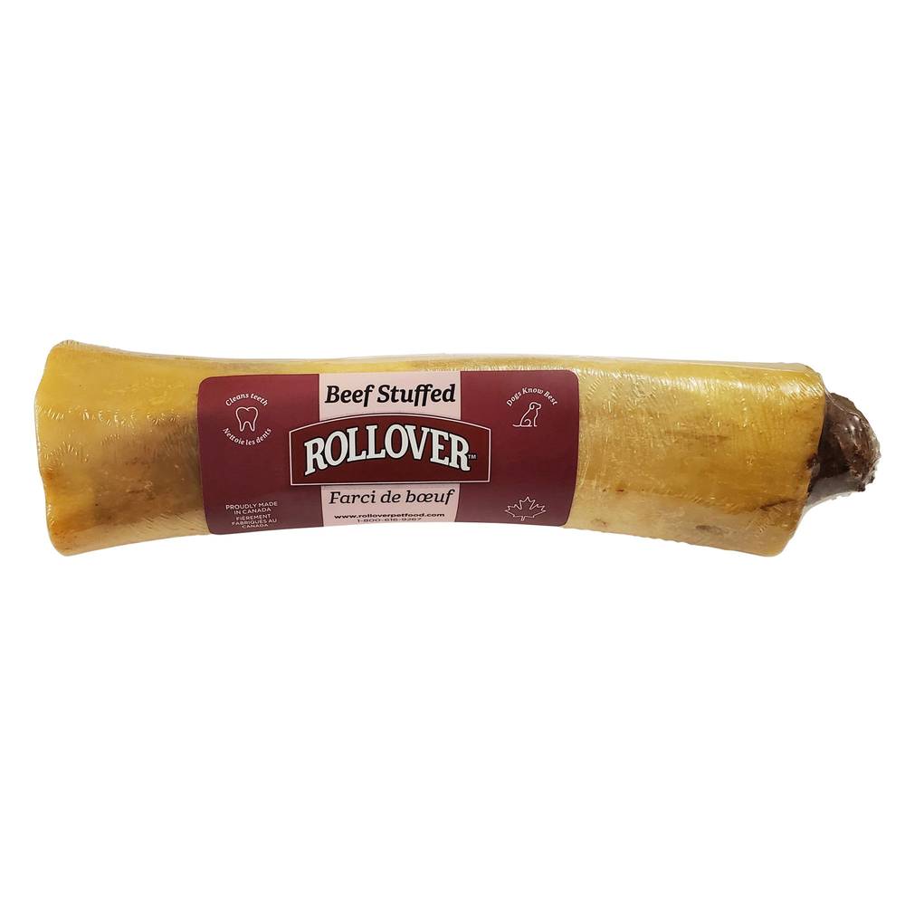Rollover Stuffed Premium Dog Treats (large/beef)