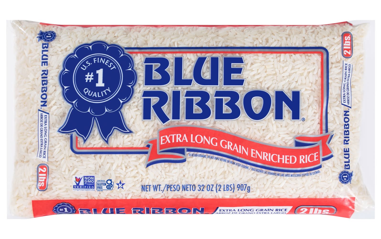 Blue Ribbon Extra Long Grain Enriched Rice (32 oz)