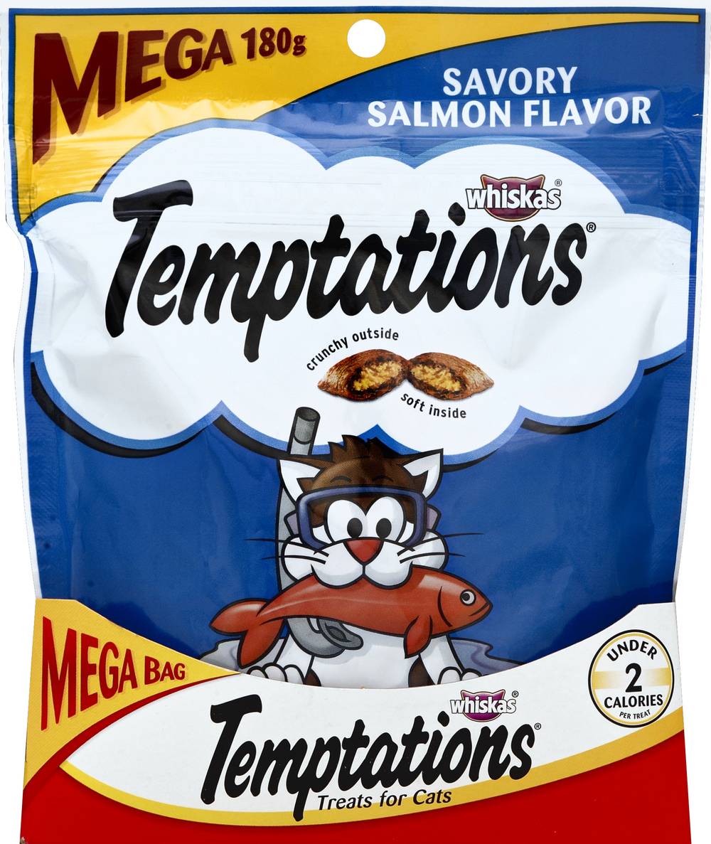 Temptations Savoury Salmon Treats For Cats (6.3 oz)