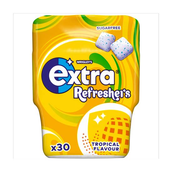 Extra Tropical, Refreshers Sugarfree Chewing Gum (30 pack)