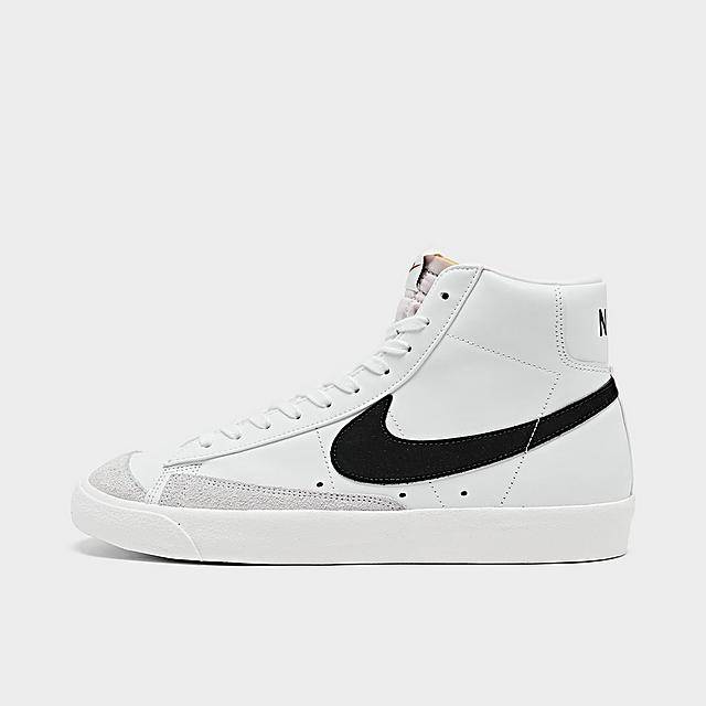 Nike Blazer Mid 77 Vintage Casual Shoes, Size 13, White-Black