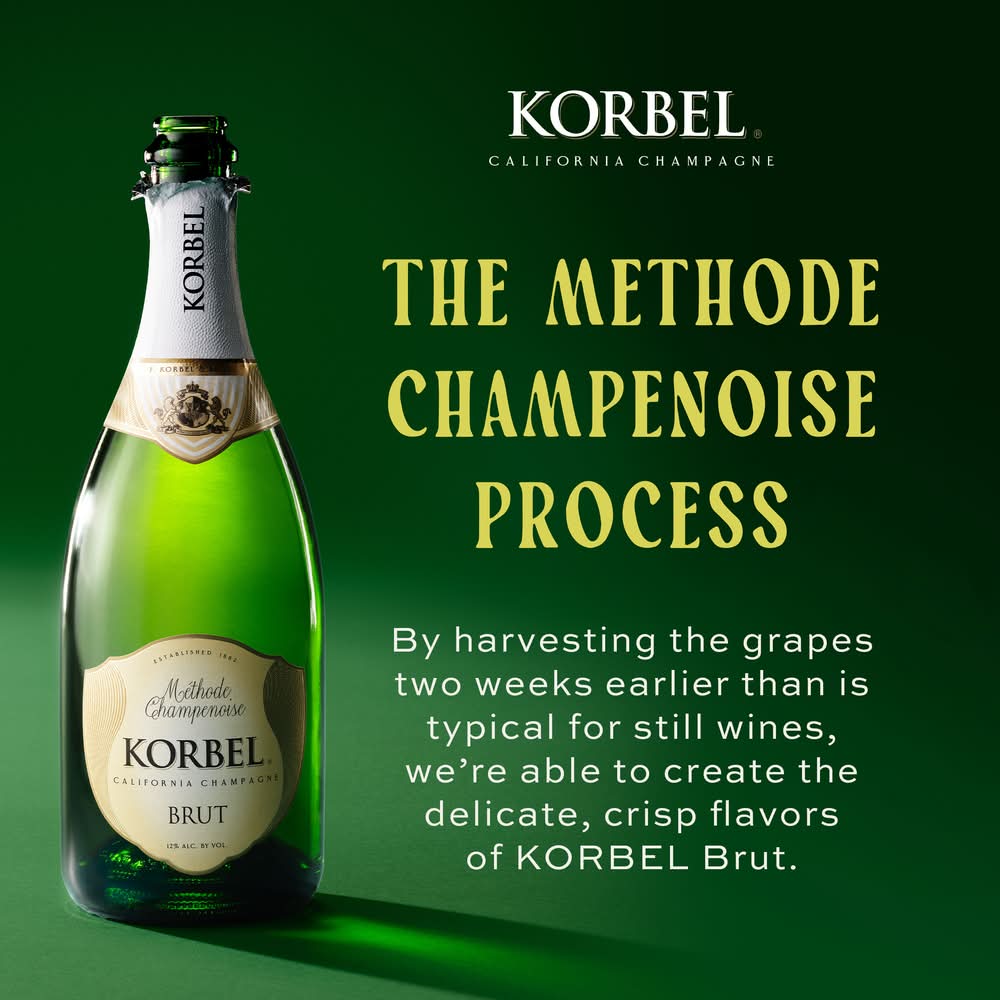 Korbel Brut California Champagne Sparkling Wine (750 ml)