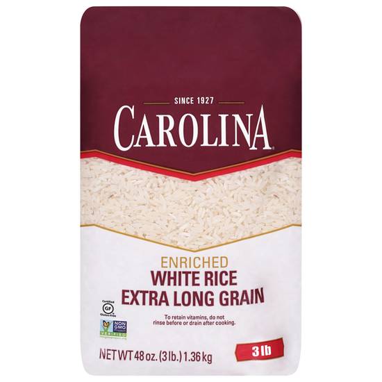 Carolina Enriched Extra Long Grain White Rice